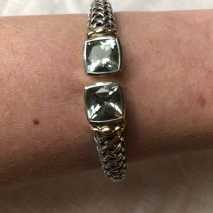 14k & Sterling silver amethyst Bracelet